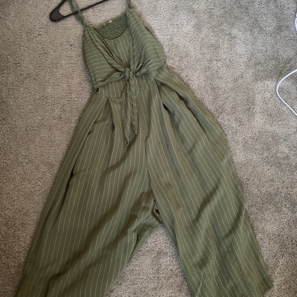 Green jumpsuit